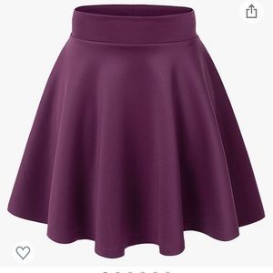 Eggplant Purple Skirt